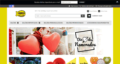 Desktop Screenshot of fabricadebaloes.com.br